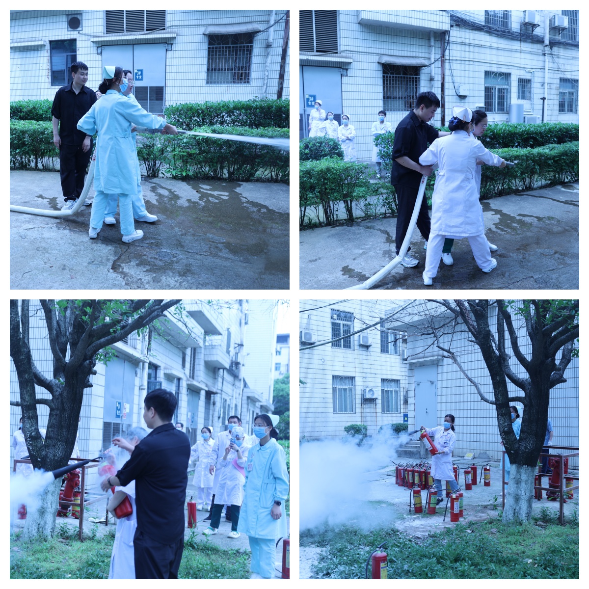 筑牢安全防线!娄底市第一人民医院联合市消防支队特勤中队开展消防安全演练 筑牢安全防线!娄底市第一人民医院联合市消防支队特勤中队开展消防安全演练